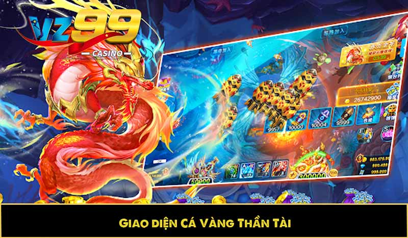 Giao diện Cá Vàng Thần Tài